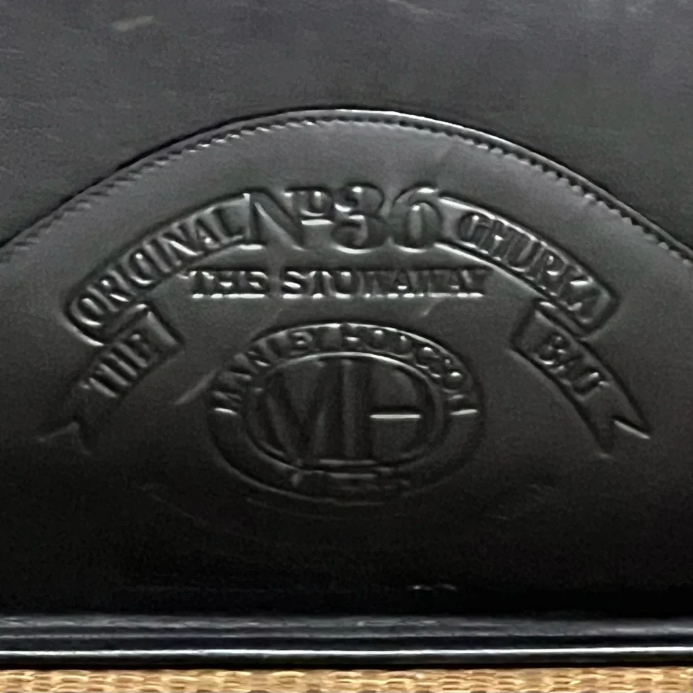 Ghurka Original Stowaway No. 36 Marley Hodgson Travel Bag Black Leather Vintage